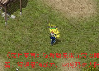 《蓝月至尊》破解版无限元宝攻略秘籍:解锁最强战力,叱咤玛法大陆 《蓝月至尊》破解版无限元宝攻略秘籍:解锁最强战力,叱咤玛法大陆