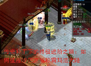 传奇补丁下的终极进阶之路:如何征服沙巴克与称霸玛法大陆 传奇补丁下的终极进阶之路:如何征服沙巴克与称霸玛法大陆