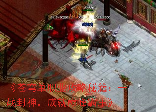 《苍穹单职业攻略秘籍:一战封神,成就巅峰霸主》 《苍穹单职业攻略秘籍:一战封神,成就巅峰霸主》