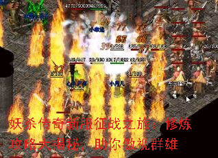 妖杀传奇新服征战之旅:修炼攻略大揭秘,助你傲视群雄 妖杀传奇新服征战之旅:修炼攻略大揭秘,助你傲视群雄