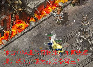 冰雪单职业传奇私服:如何快速提升战力,成为服务器霸主? 冰雪单职业传奇私服:如何快速提升战力,成为服务器霸主?