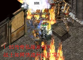 1.85传奇私服发布网:战士如何快速升级打宝? 1.85传奇私服发布网:战士如何快速升级打宝?