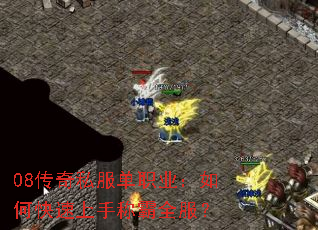 08传奇私服单职业:如何快速上手称霸全服? 08传奇私服单职业:如何快速上手称霸全服?