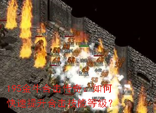 195金牛合击传奇:如何快速提升合击技能等级? 195金牛合击传奇:如何快速提升合击技能等级?