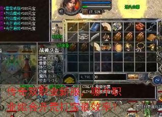 传奇双职业新服,哪个职业组合开荒打宝最效率? 传奇双职业新服,哪个职业组合开荒打宝最效率?