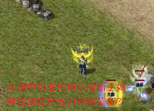 斗魂单职业传奇私服新手如何快速提升战力与刷装备? 斗魂单职业传奇私服新手如何快速提升战力与刷装备?