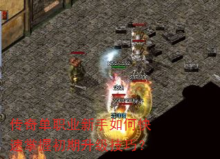 传奇单职业新手如何快速掌握初期升级技巧? 传奇单职业新手如何快速掌握初期升级技巧?
