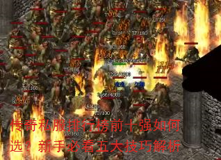 传奇私服排行榜前十强如何选?新手必看五大技巧解析 传奇私服排行榜前十强如何选?新手必看五大技巧解析