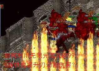 如何利用无限元宝在SF999服快速提升刀切割伤害? 如何利用无限元宝在SF999服快速提升刀切割伤害?
