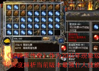 ���°��ڴ��桷��Ϊ2025�����󼶰��ڷ�ARPG���Σ�����ص�����ϵͳ��Ϊͨ��Ч�ʵĺ���ͻ�Ƶ㡣���Ľ���Ƚ�����ǰ�汾��ǿ���˼�����ϲ��ԣ���������ڿ����ڽ�ʡ50%����ʱ�䣬ʵ�ָ�����ͨ����Դ��ѹ��