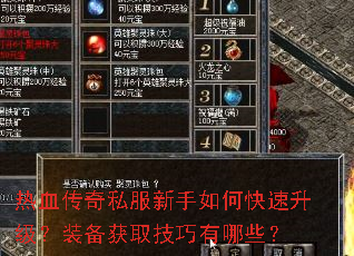 ��Ѫ����˽��������ο���������װ����ȡ��������Щ��