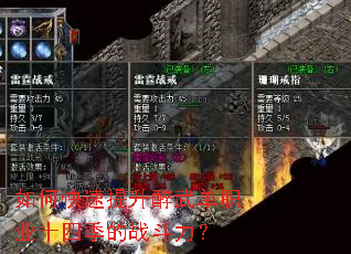 ��ο����������䵥ְҵʮ�ļ���ս������