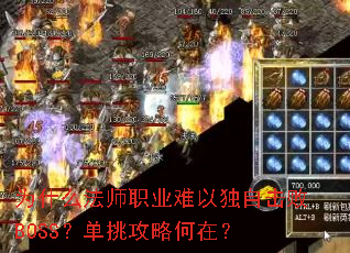 为什么法师职业难以独自击败BOSS?单挑攻略何在? 为什么法师职业难以独自击败BOSS?单挑攻略何在?