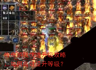 传奇游戏快速升级攻略:如何高效提升等级? 传奇游戏快速升级攻略:如何高效提升等级?