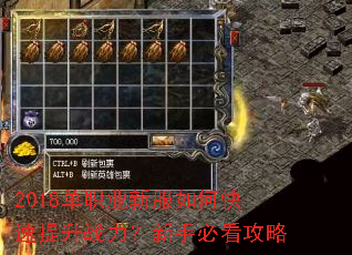2018单职业新服如何快速提升战力?新手必看攻略 2018单职业新服如何快速提升战力?新手必看攻略