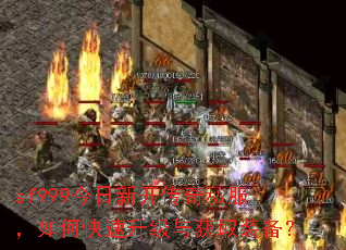 sf999今日新开传奇私服,如何快速升级与获取装备? sf999今日新开传奇私服,如何快速升级与获取装备?