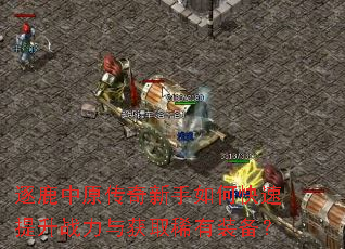 逐鹿中原传奇新手如何快速提升战力与获取稀有装备? 逐鹿中原传奇新手如何快速提升战力与获取稀有装备?