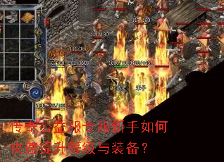 传奇公益服专服新手如何快速提升等级与装备? 传奇公益服专服新手如何快速提升等级与装备?