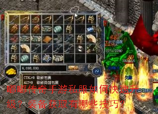 嘟嘟传奇手游私服如何快速升级?装备获取有哪些技巧? 嘟嘟传奇手游私服如何快速升级?装备获取有哪些技巧?