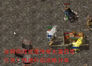 如何高效完成传奇夫妻日常任务?快速升级攻略分享 如何高效完成传奇夫妻日常任务?快速升级攻略分享